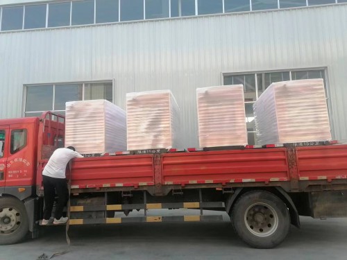 湖北客戶四臺防雨罩發電機組發貨